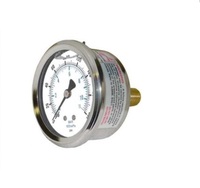 KODIAK GAUGE&lt;BR&gt;0-60PSI 1/8&quot; NPT 1 1/2&quot; DIA CENTER BACK MNT LQ FILLED